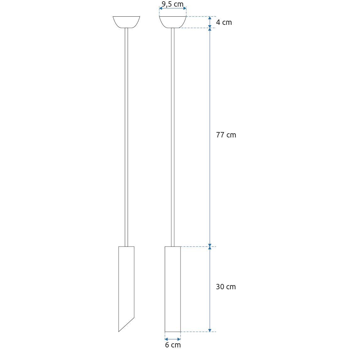 Lampa wisząca Slice firmy , idealna do każdego pomieszczenia