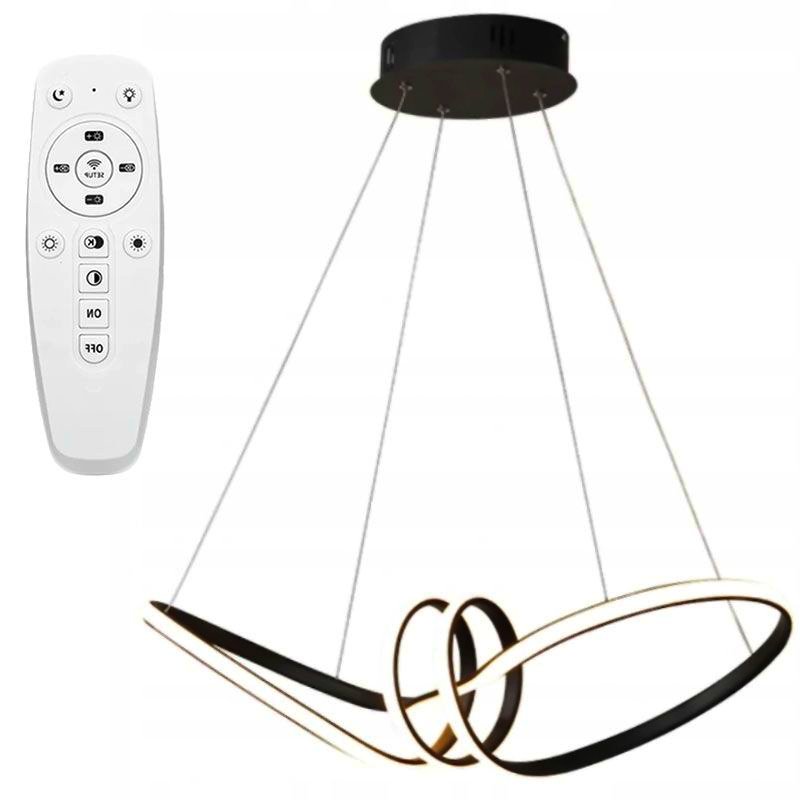 Elegancka lampa wisząca Kepler z metalu