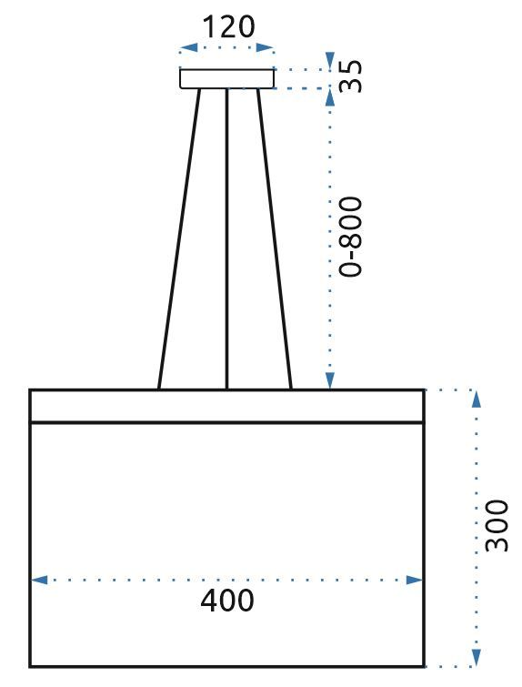 Wyrafinowana metalowa lampa wisząca marki Allegretto