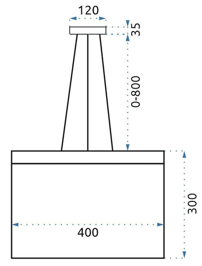 Wyrafinowana metalowa lampa wisząca marki Allegretto