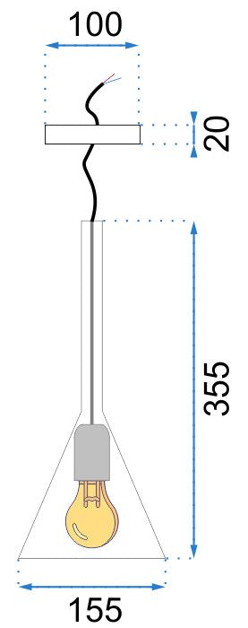 Lampa sufitowa w stylu geometrycznym w Asia.