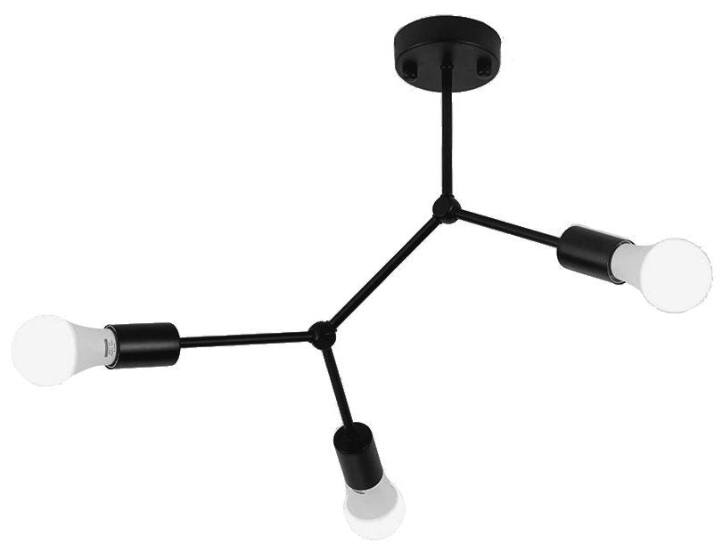 Nowoczesna, geometryczna lampa sufitowa Andorre marki Ottawa, idealna do współczesnych wnętrz przemysłowych.