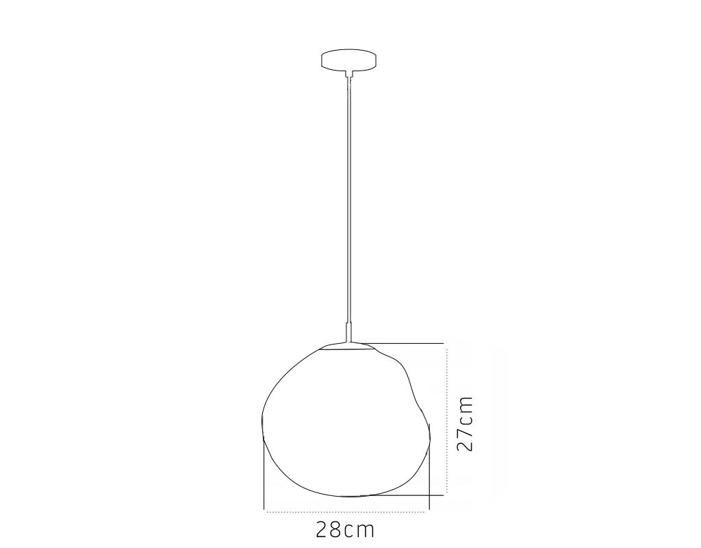 Wyjątkowa lampa Melt do Twojego domu