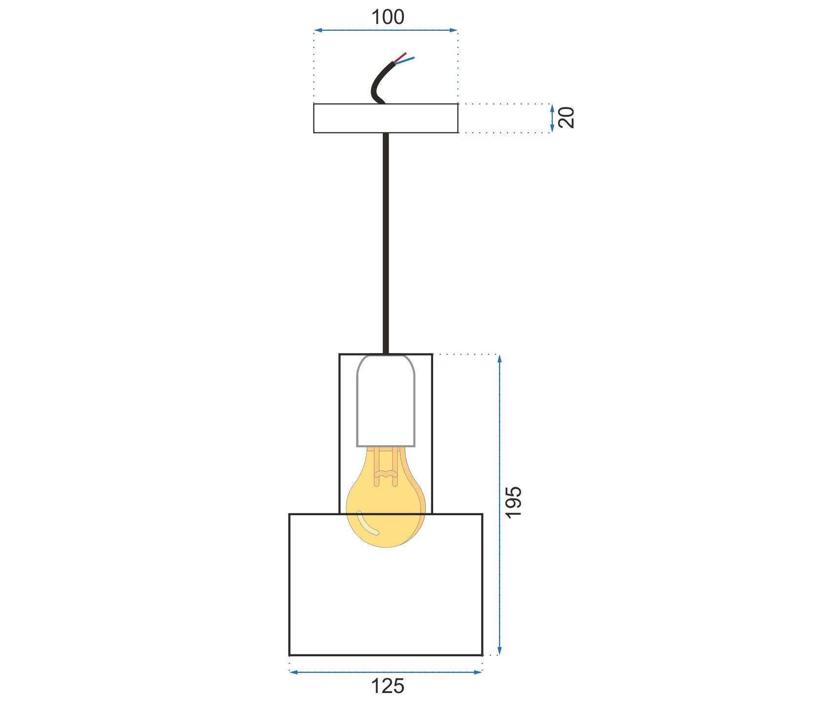 Lampa wisząca Jaslene z eleganckiego aluminium