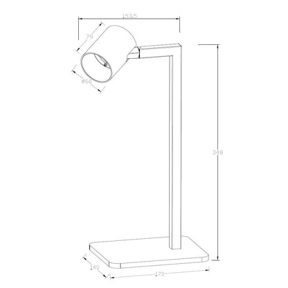 Lampa biurkowa Krishna o unikalnym designie, która doda uroku każdemu biurku.