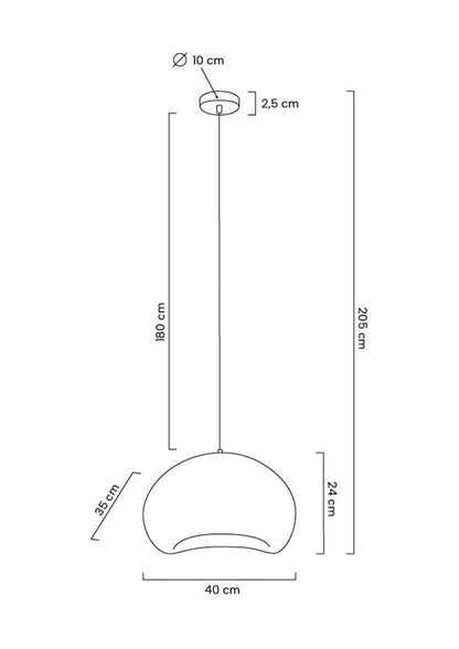 Lampa wisząca Algiers to kultowy dodatek do każdej przestrzeni