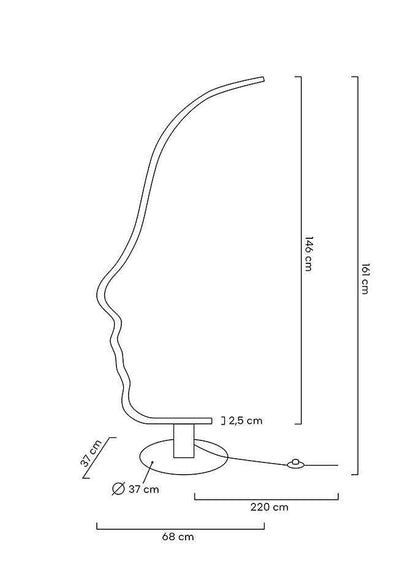 Lampa podłogowa Clary / Vis a Vis