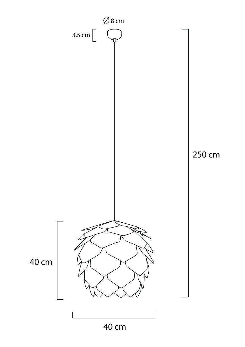 Lampa wisząca Ruzsa / Aluvia