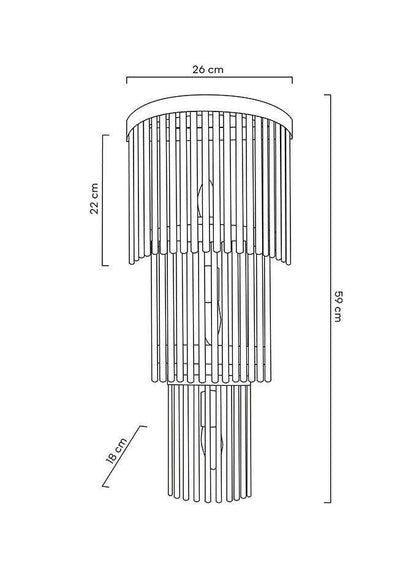 Lampa ścienna Buzim / Liberty