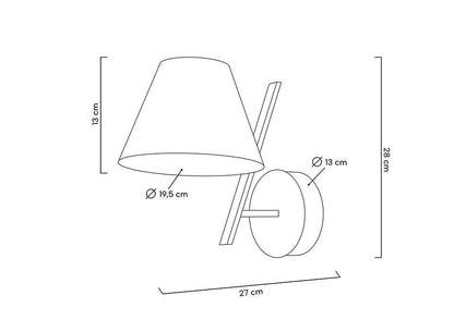 Lampa ścienna Foeni / La Petite